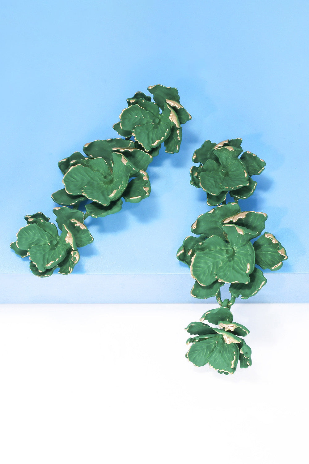 Flower Shape Dangle Earrings