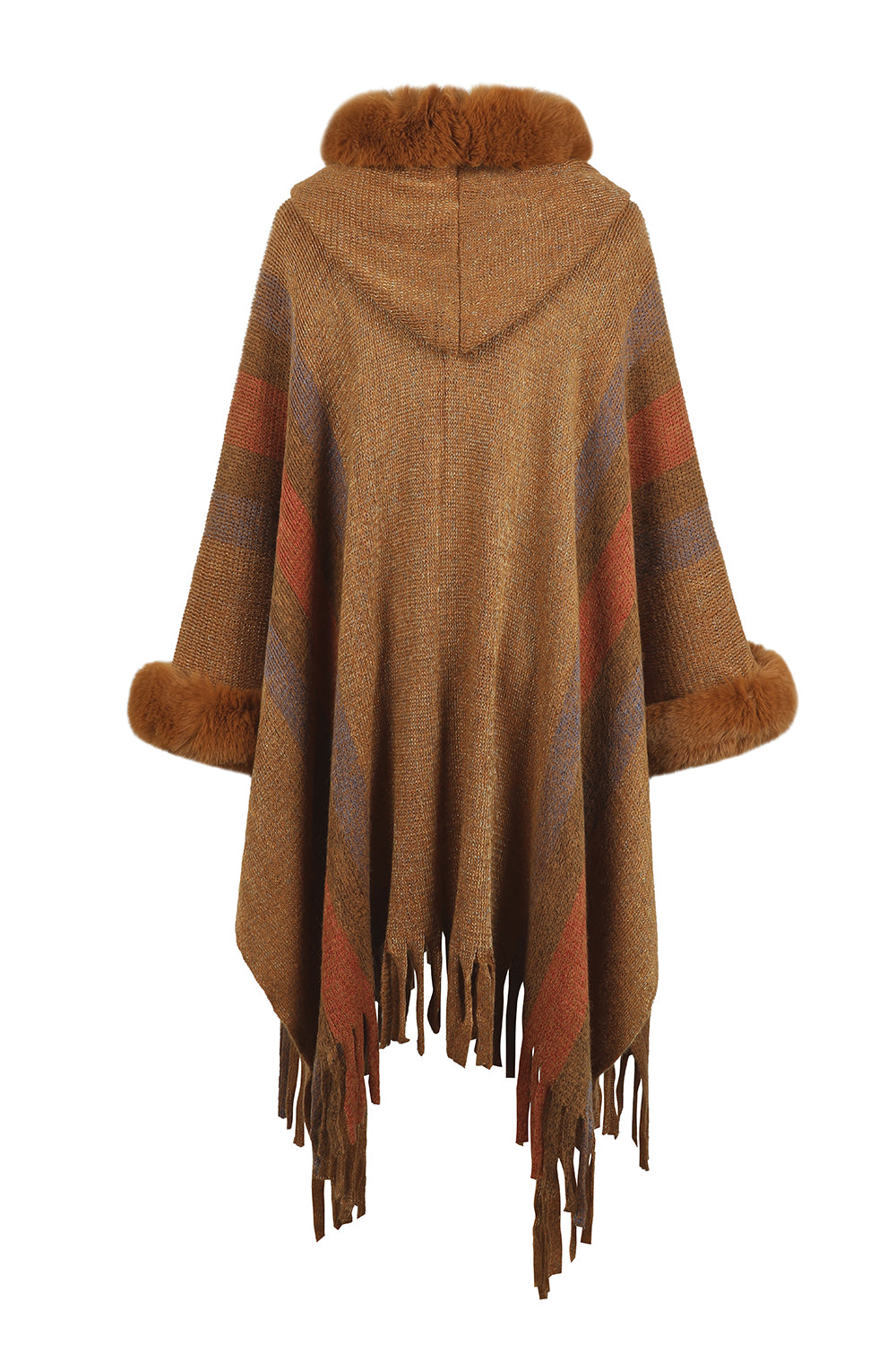 Cozy Glamour Fur Poncho