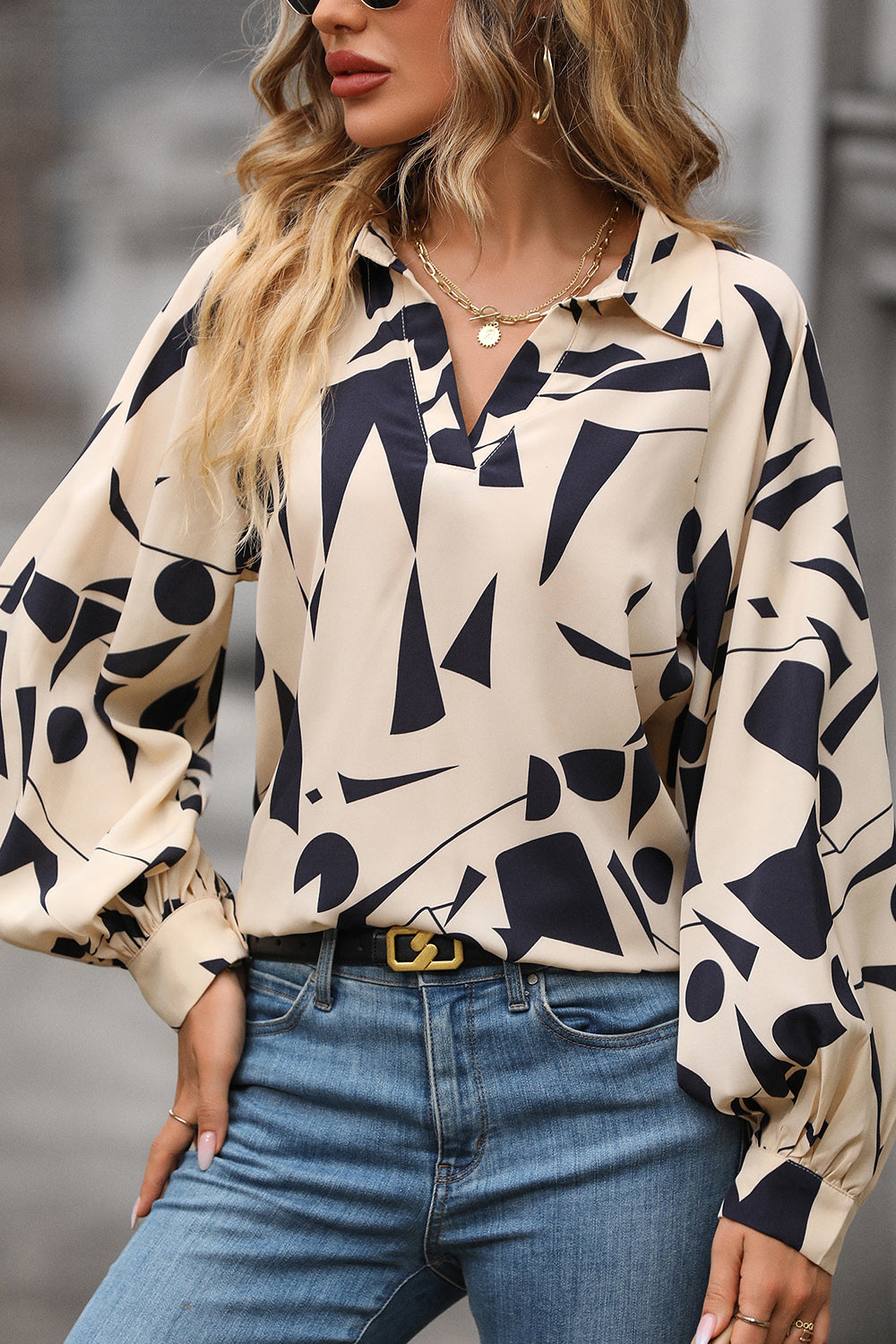 Monochrome Dreams Blouse