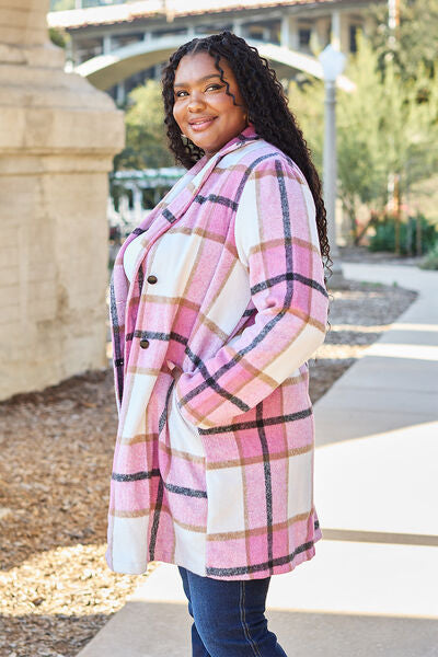 Classic Checkmate Lapel Coat