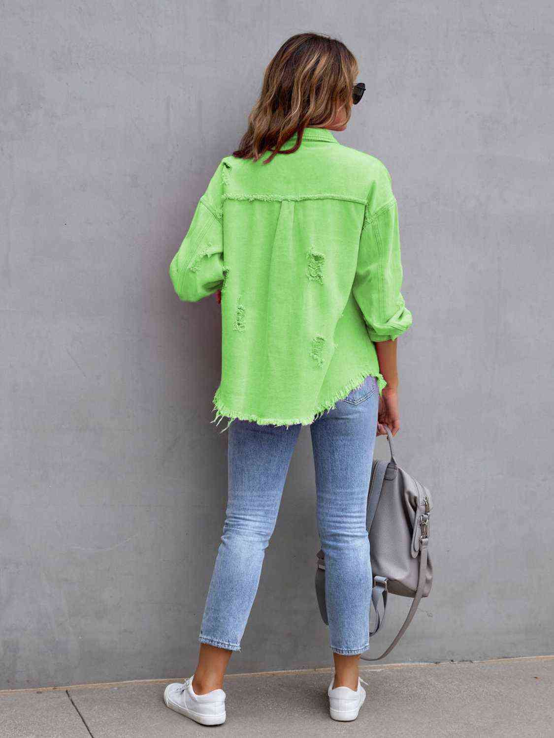 Rugged Vogue Distressed Denim Jacket