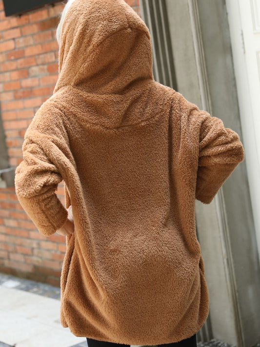 Caramel Dreamland Hooded Coat