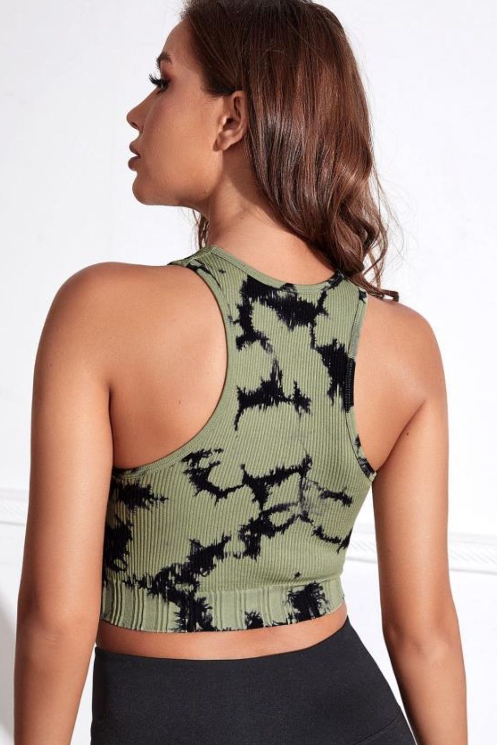 Dynamic Dye Sporty Crop Tank