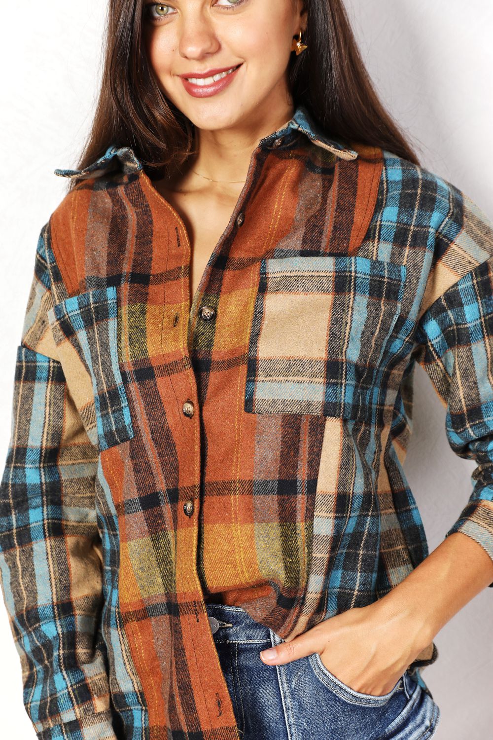 Rustic Harmony Plaid Shacket