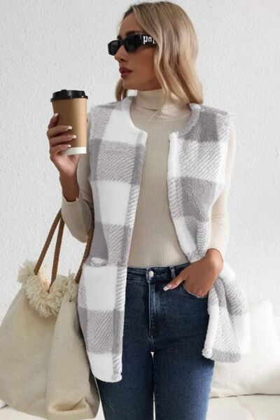 Ivy Sherpa Vest Coat