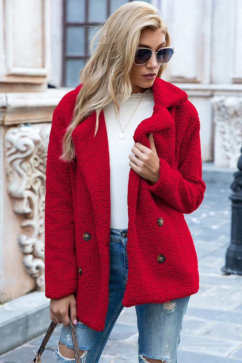 Sherpa Fusion Double-Breasted Coat