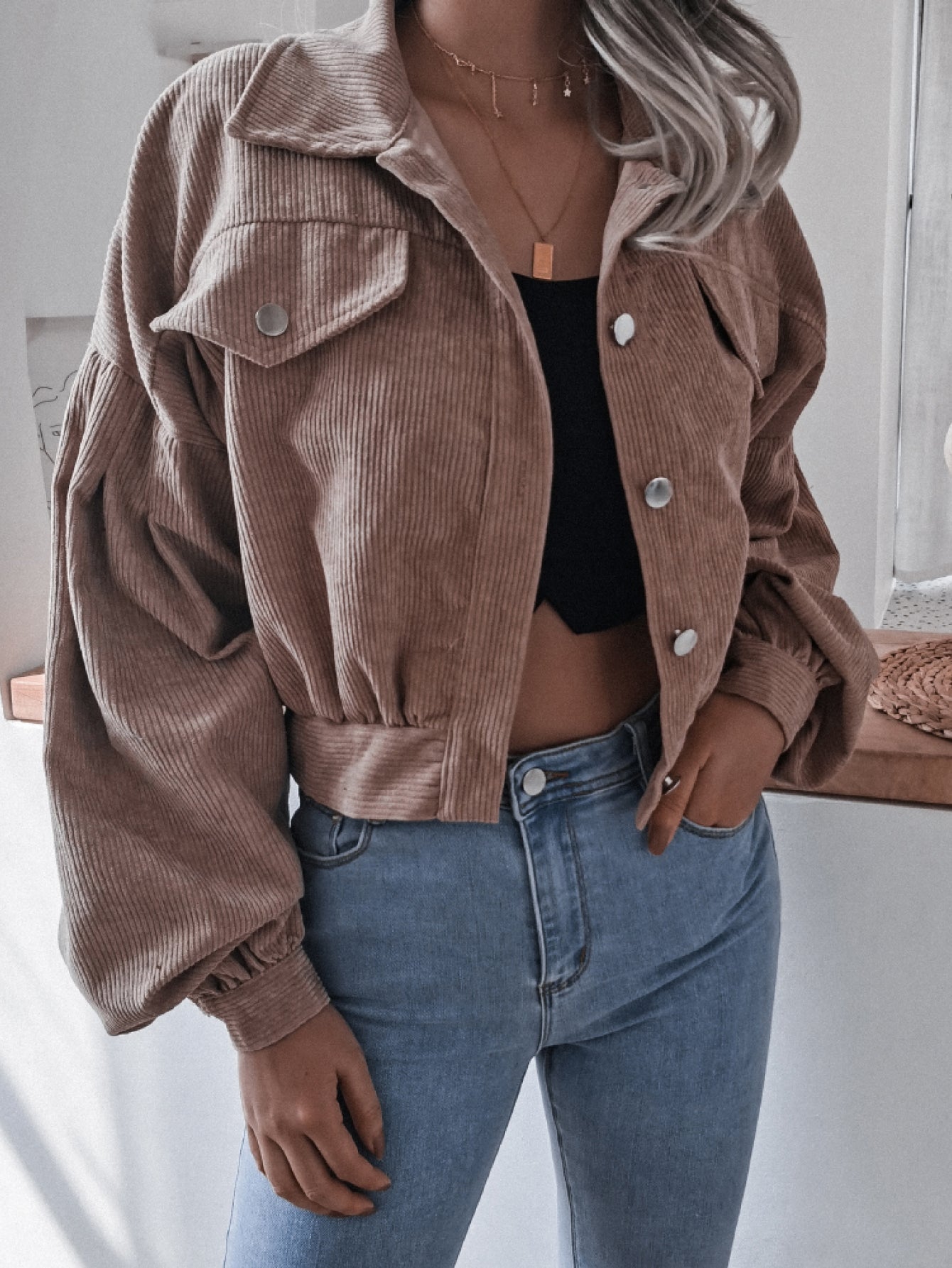 Quinn Lantern Cord Jacket