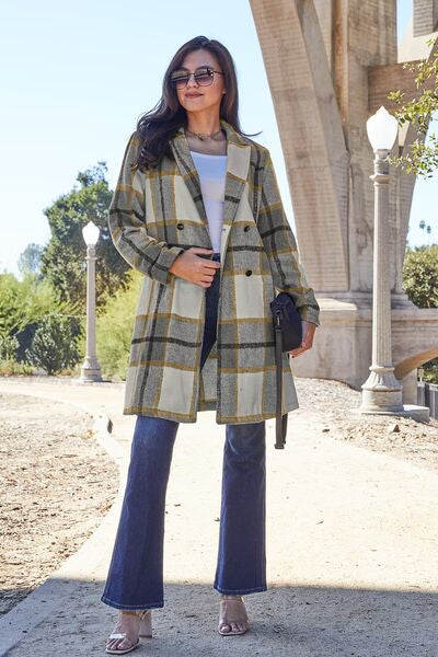 Classic Checkmate Lapel Coat