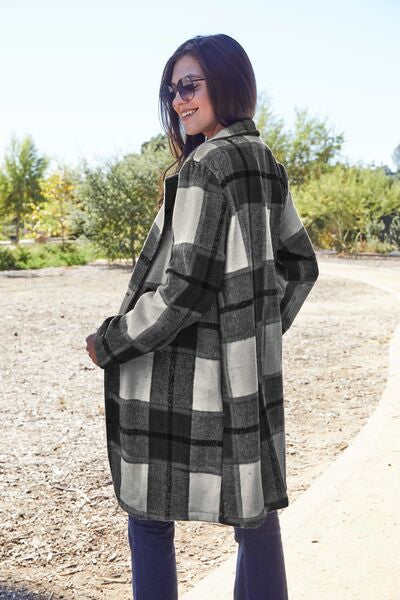 Classic Checkmate Lapel Coat