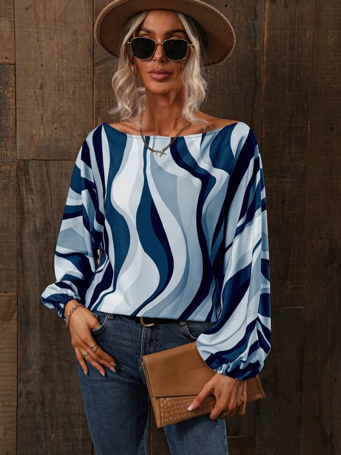 Elliana Boat Neck Blouse