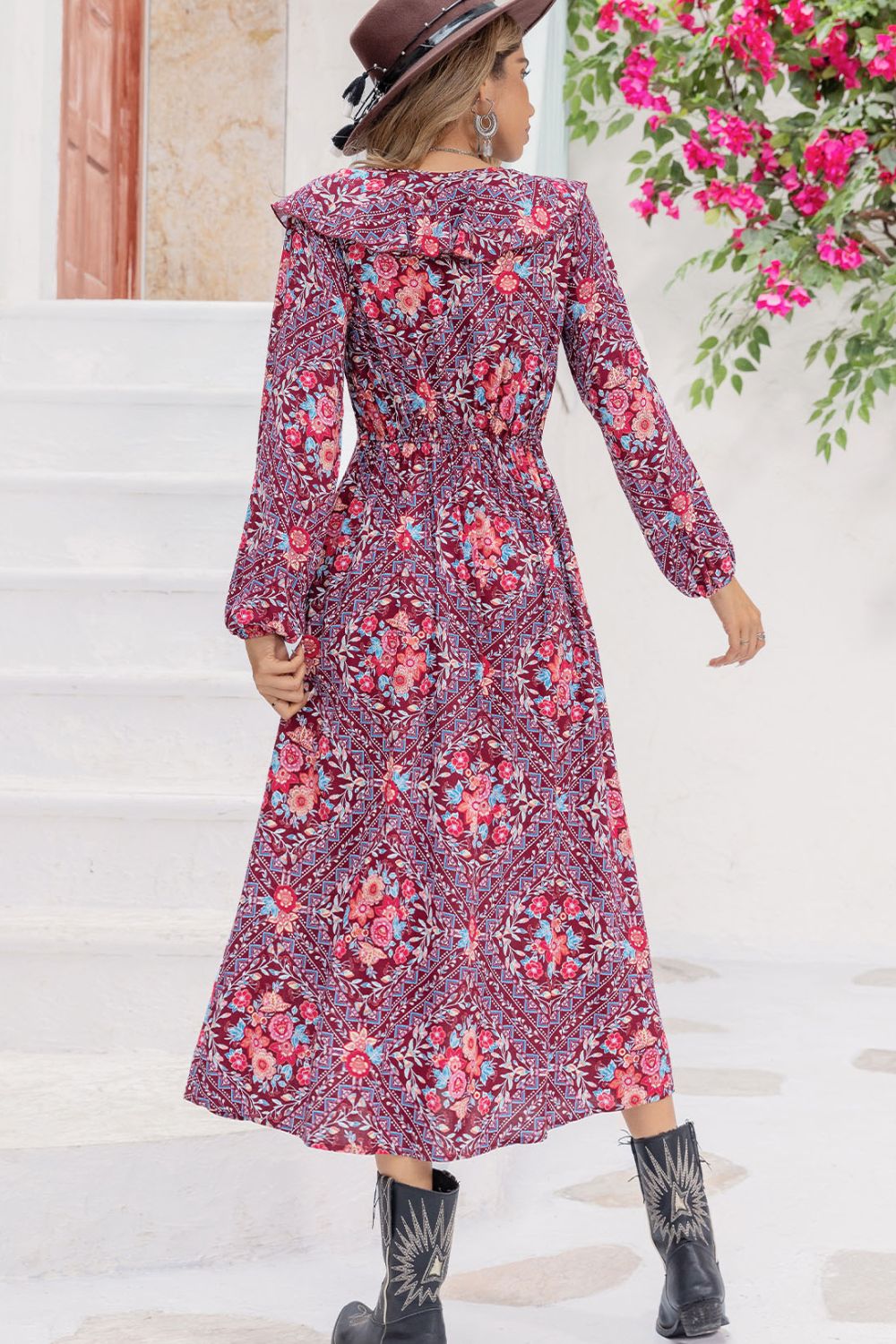 Paisley Passion Midi Dress