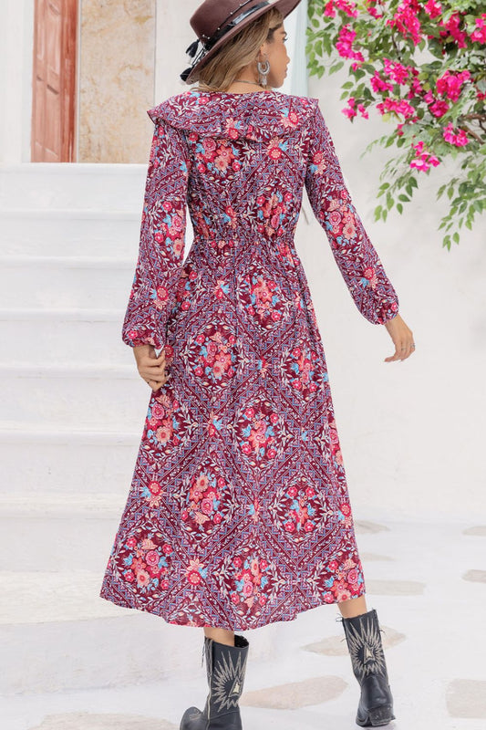 Paisley Passion Midi Dress