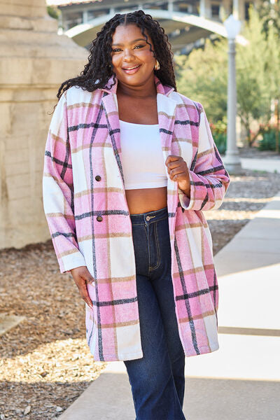 Classic Checkmate Lapel Coat