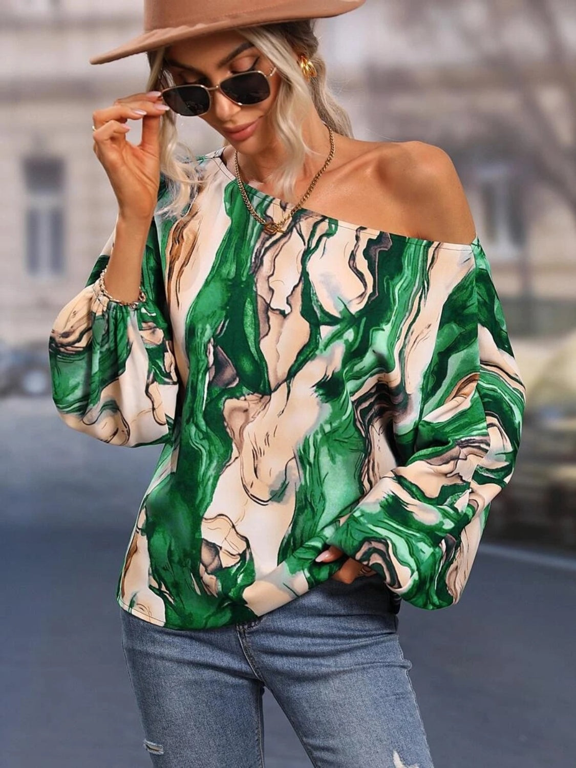 Elliana Boat Neck Blouse