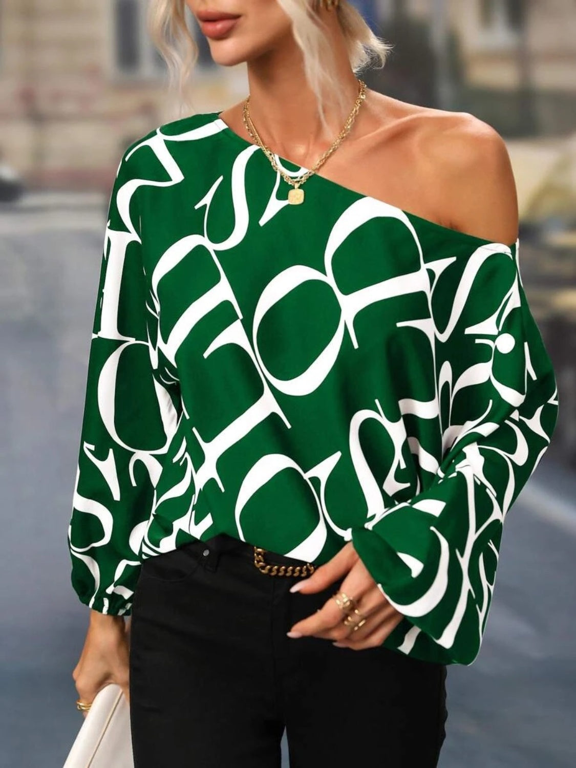 Elliana Boat Neck Blouse