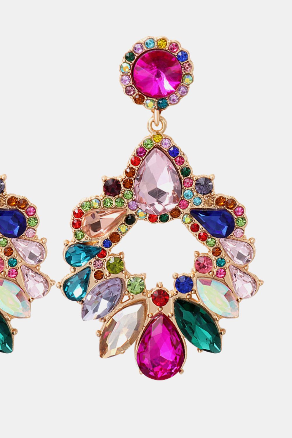 Halle Glass Drop Earrings