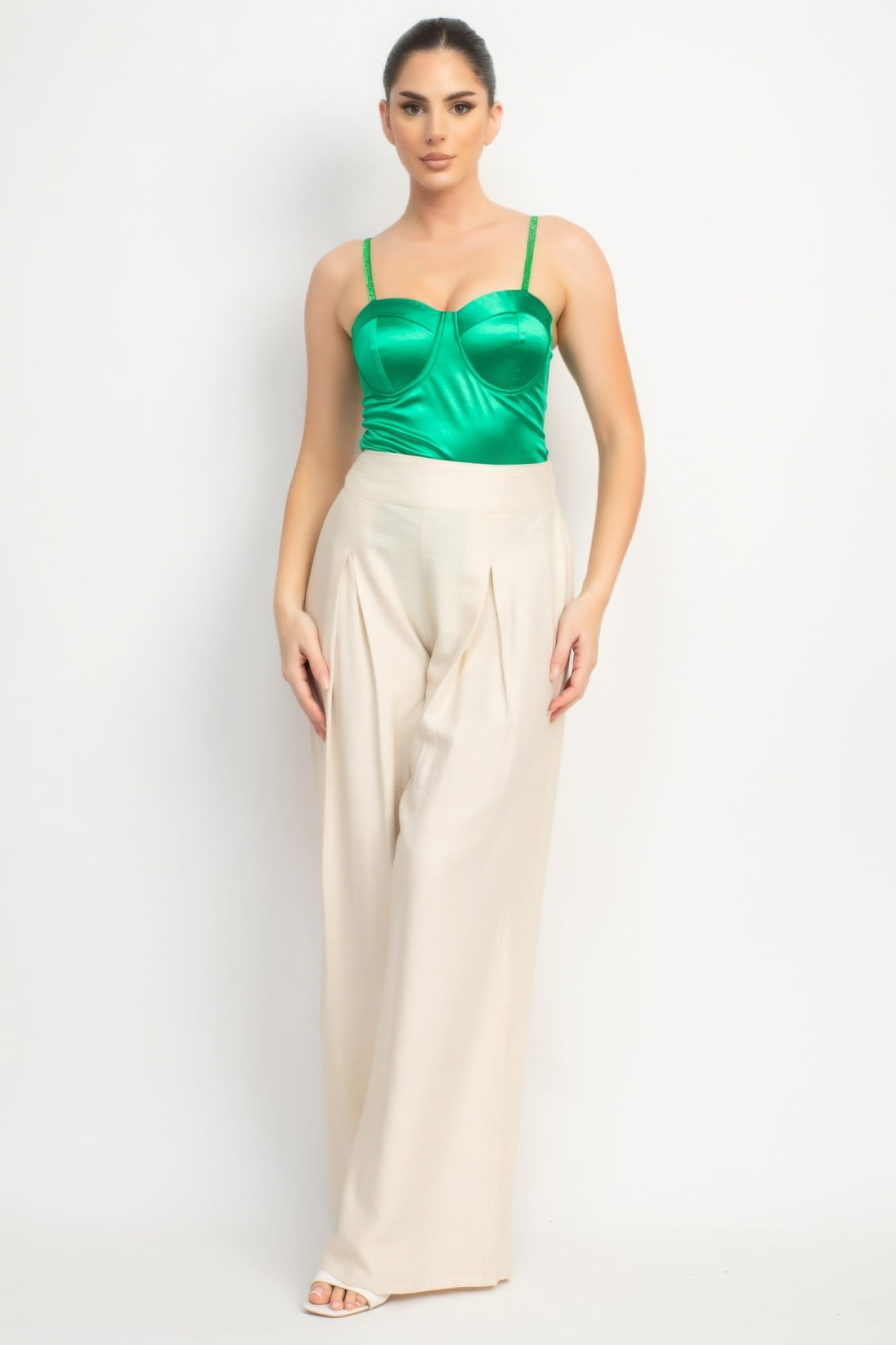 Glimmering Goddess Sweetheart Bodysuit