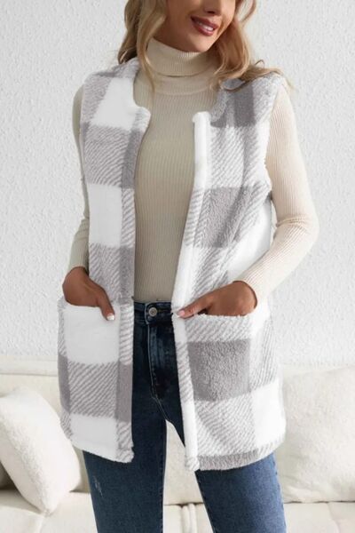 Ivy Sherpa Vest Coat