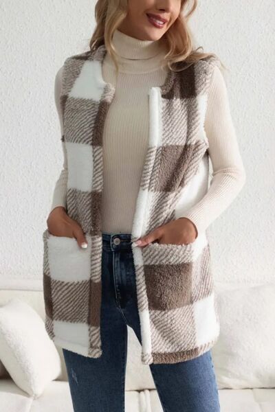 Ivy Sherpa Vest Coat
