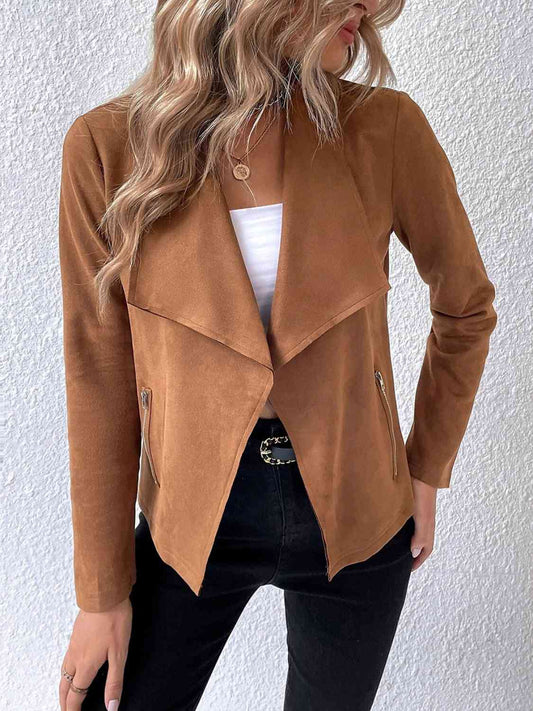 Cascade Chic Collared Jacket