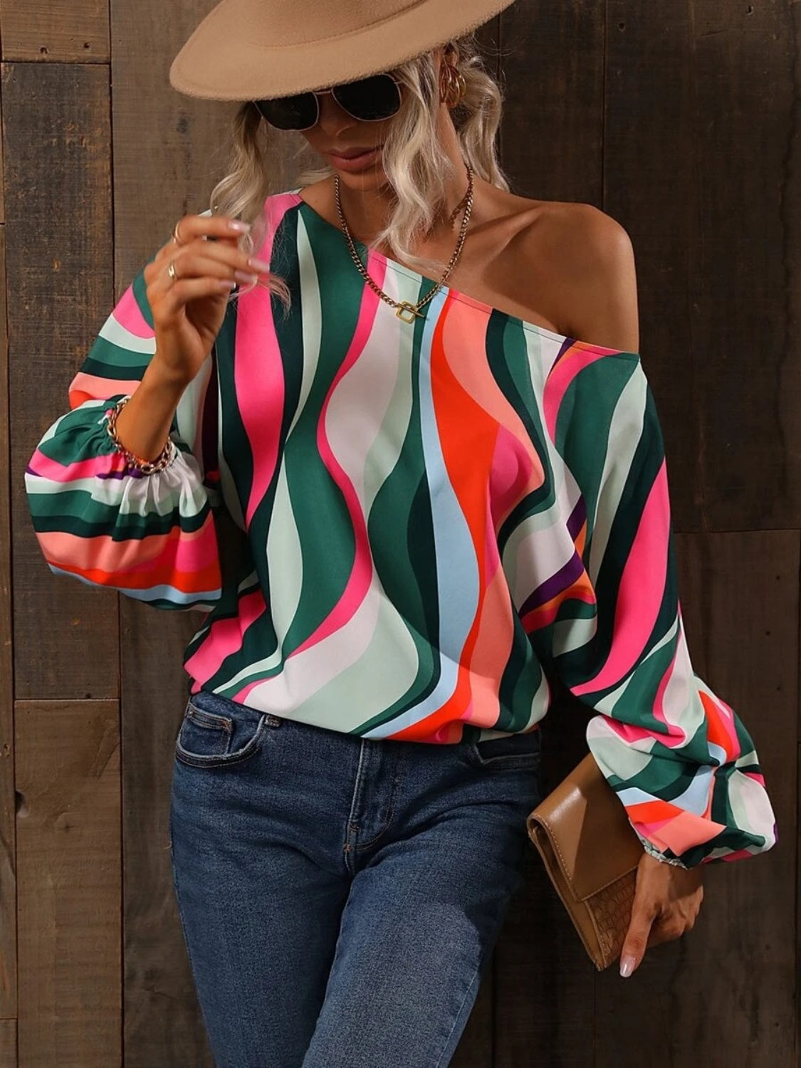 Elliana Boat Neck Blouse