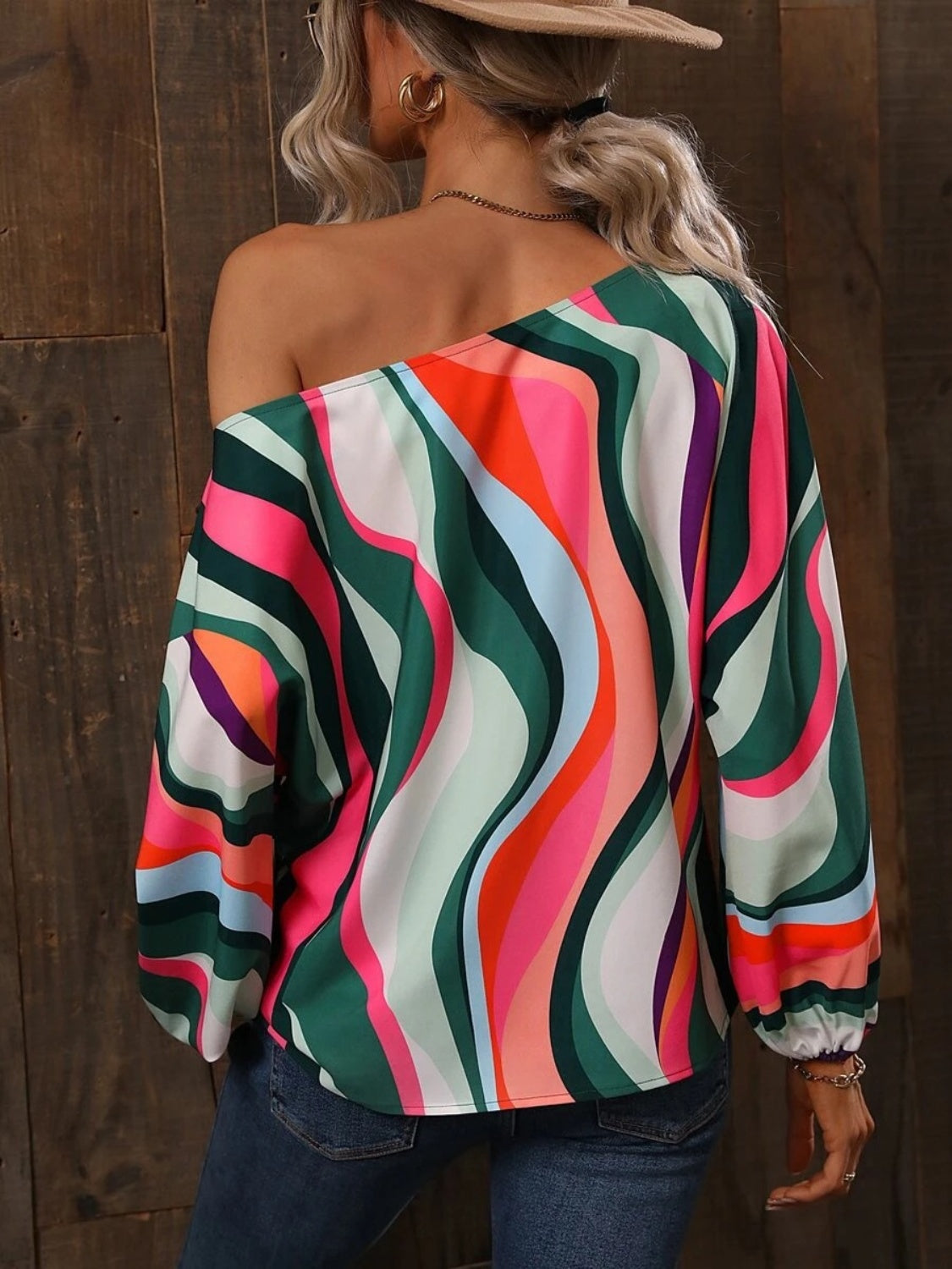 Elliana Boat Neck Blouse