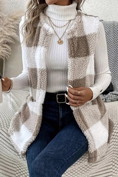 Ivy Sherpa Vest Coat