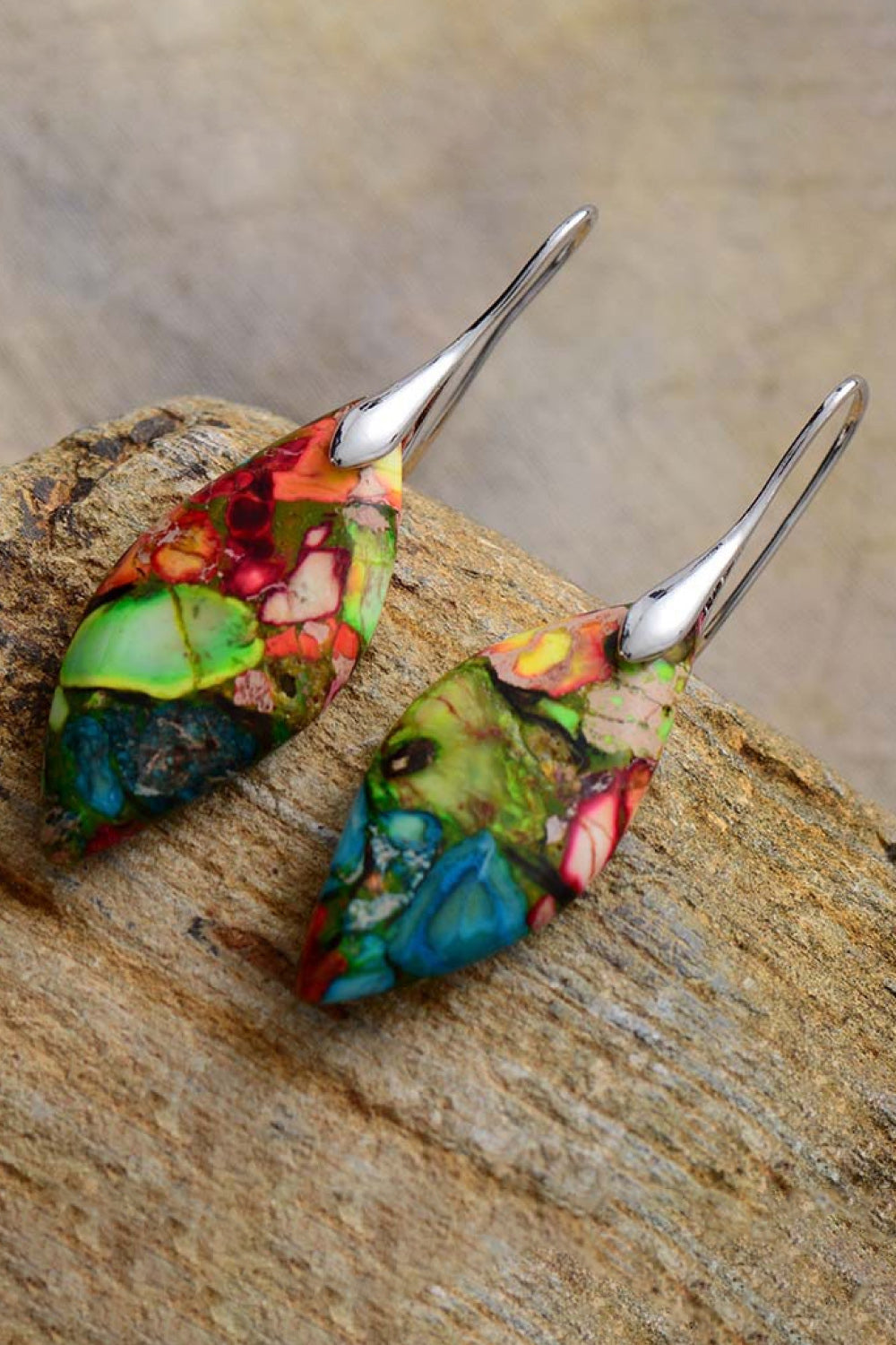 Handmade Natural Stone Earrings