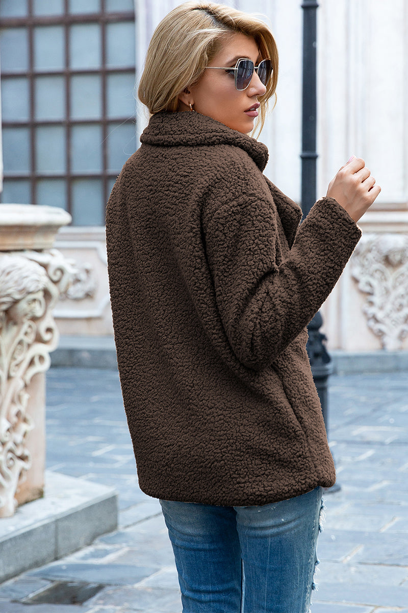 Sherpa Fusion Double-Breasted Coat