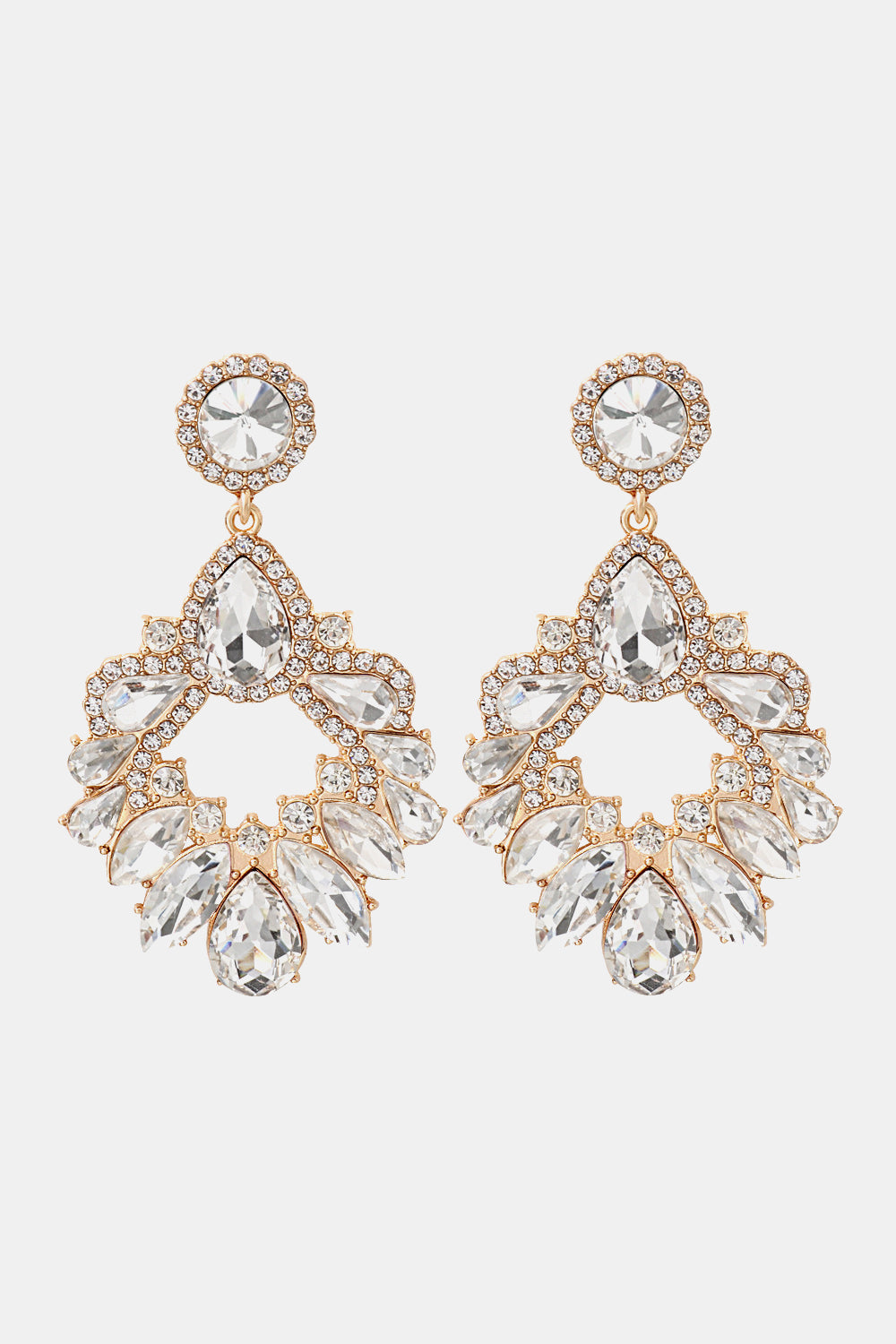 Halle Glass Drop Earrings