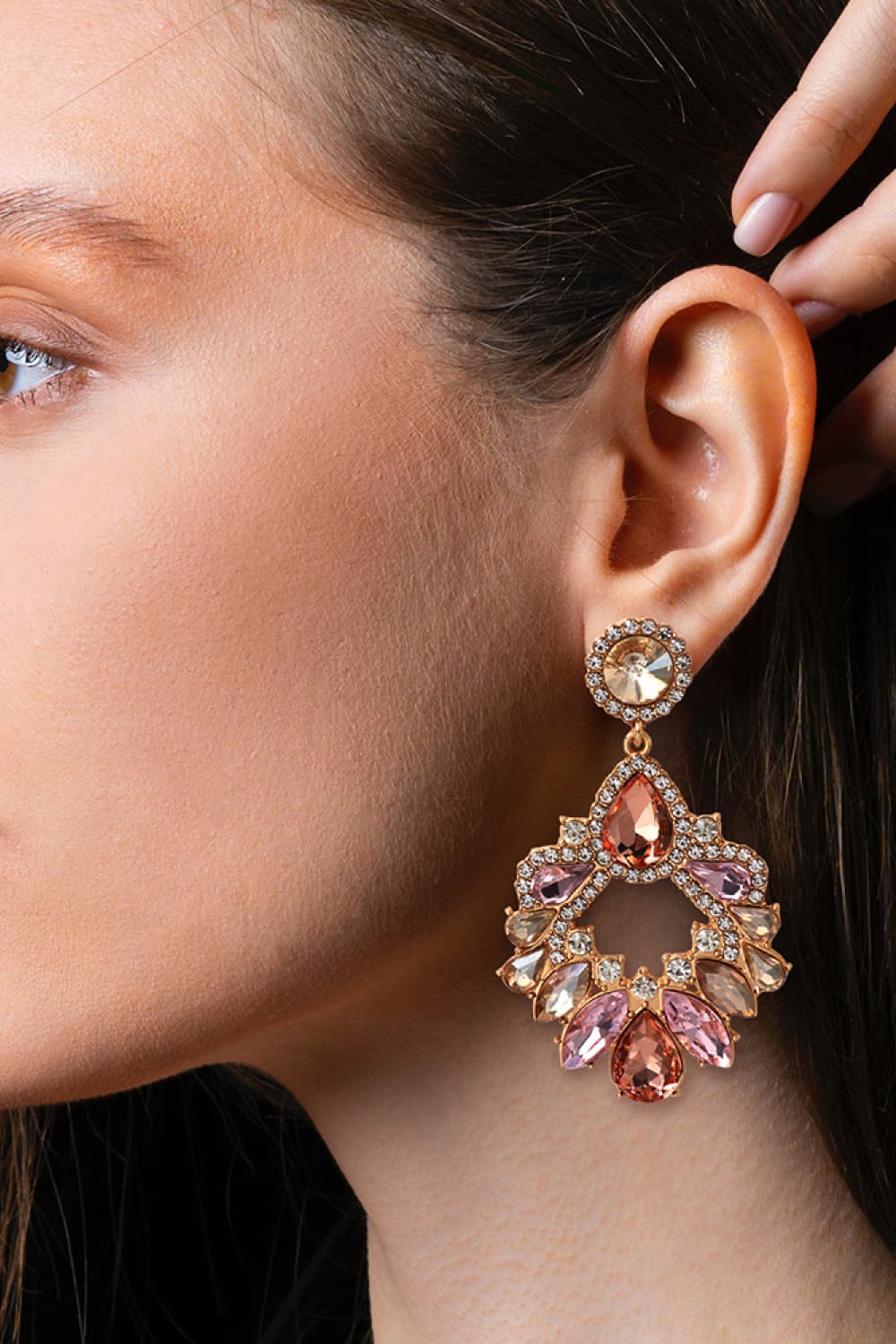 Halle Glass Drop Earrings