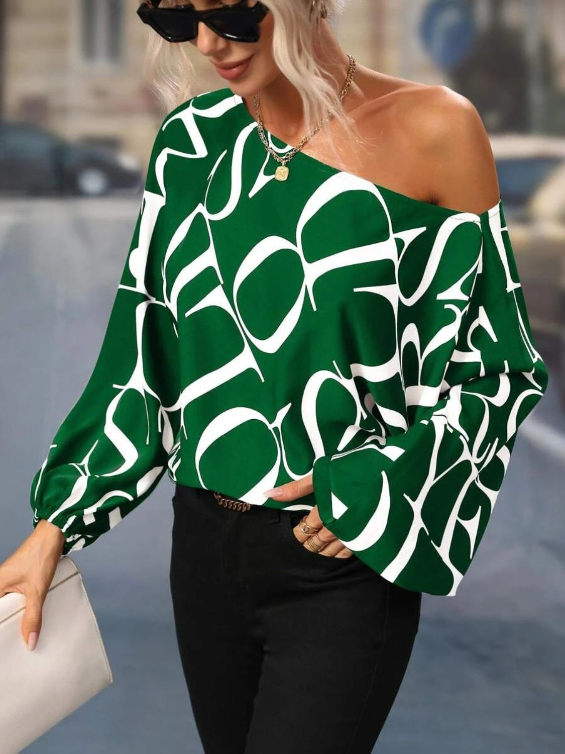 Elliana Boat Neck Blouse