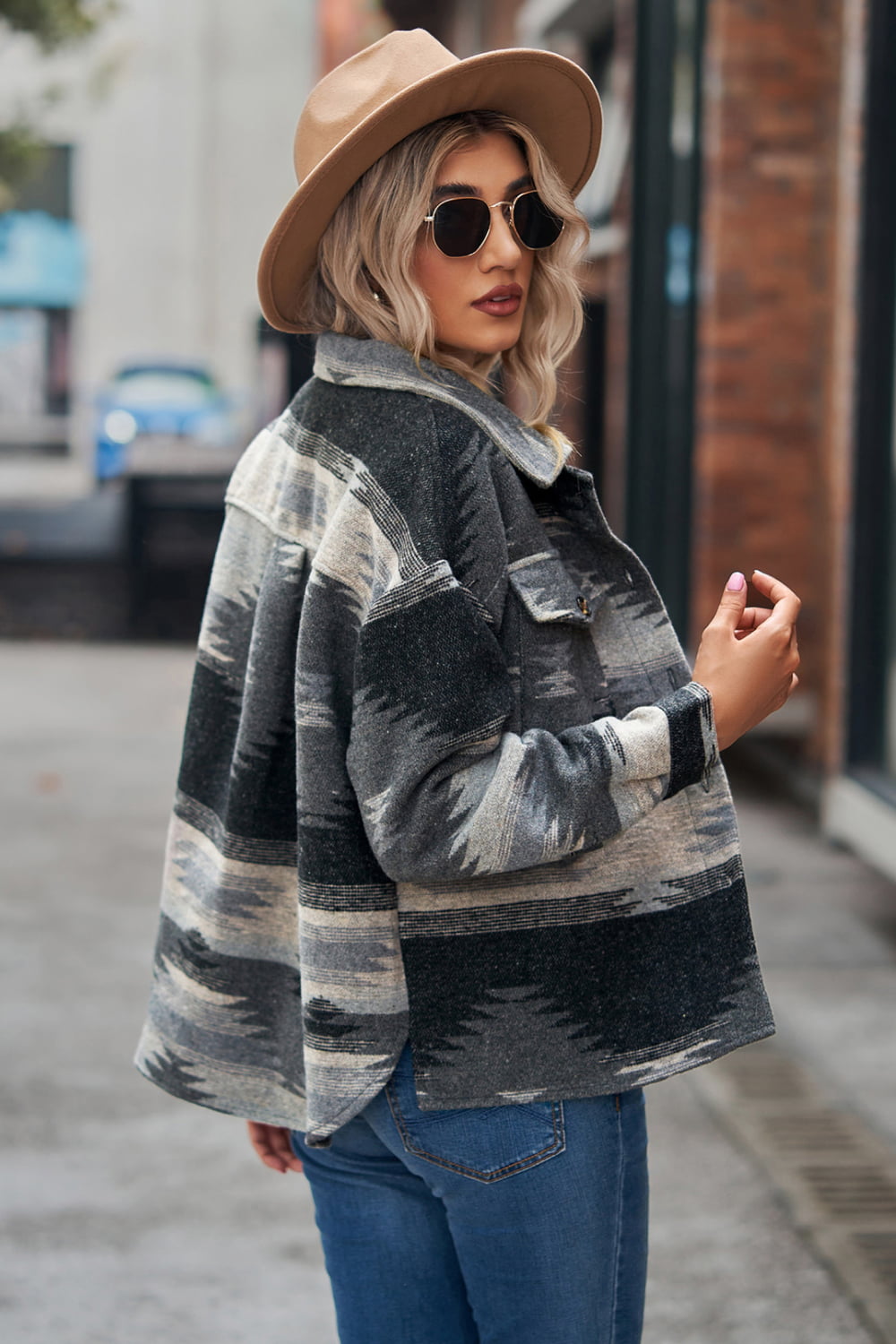 Tribal Treasures Collared Jacket