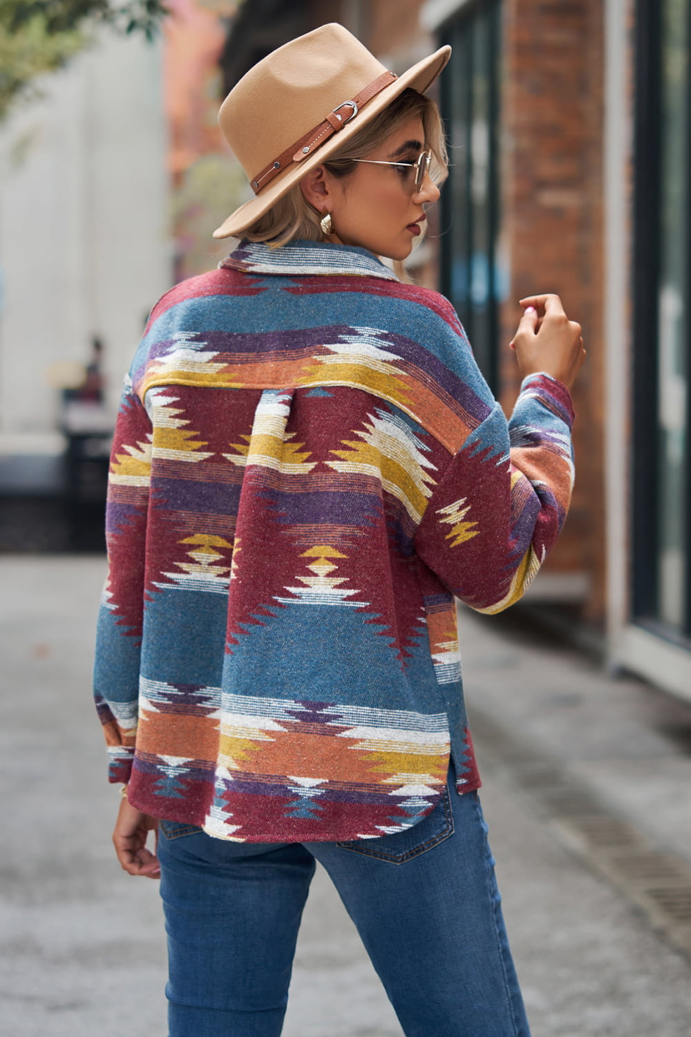 Tribal Treasures Collared Jacket