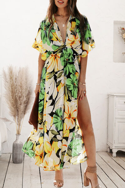 Tropical Temptation Plunge Dress