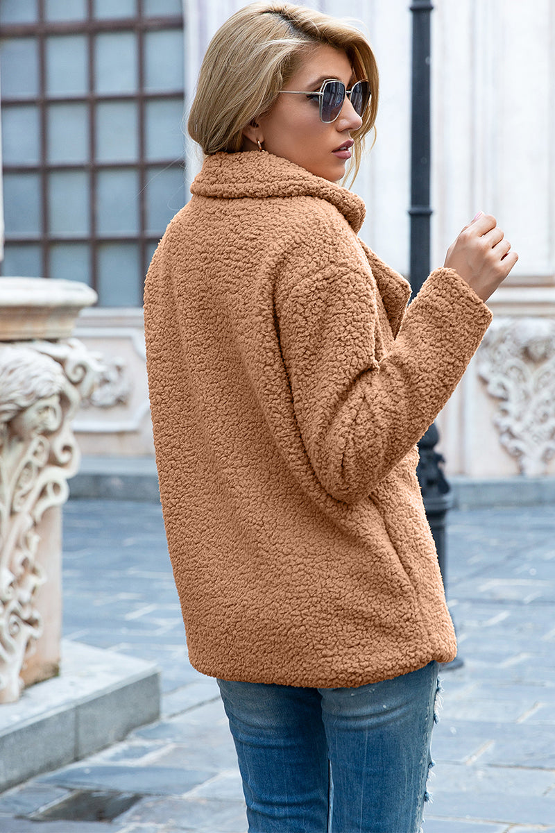 Sherpa Fusion Double-Breasted Coat