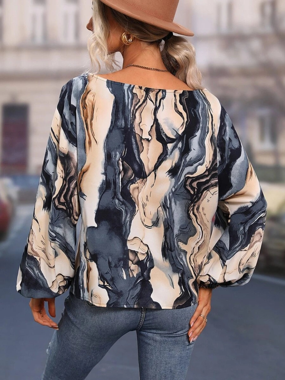 Elliana Boat Neck Blouse