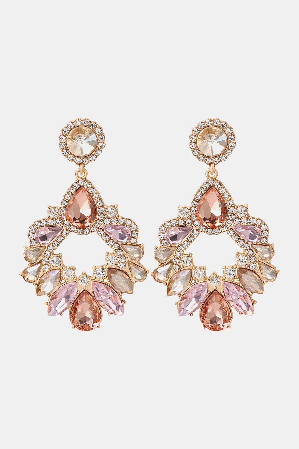 Halle Glass Drop Earrings