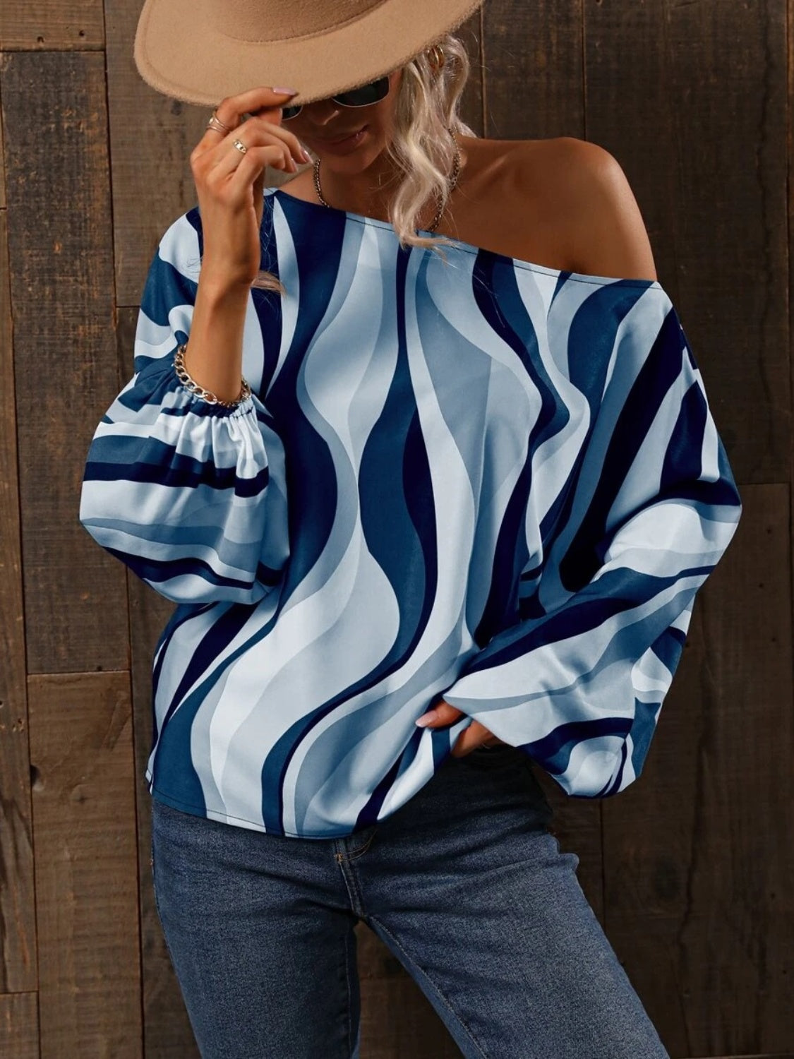 Elliana Boat Neck Blouse