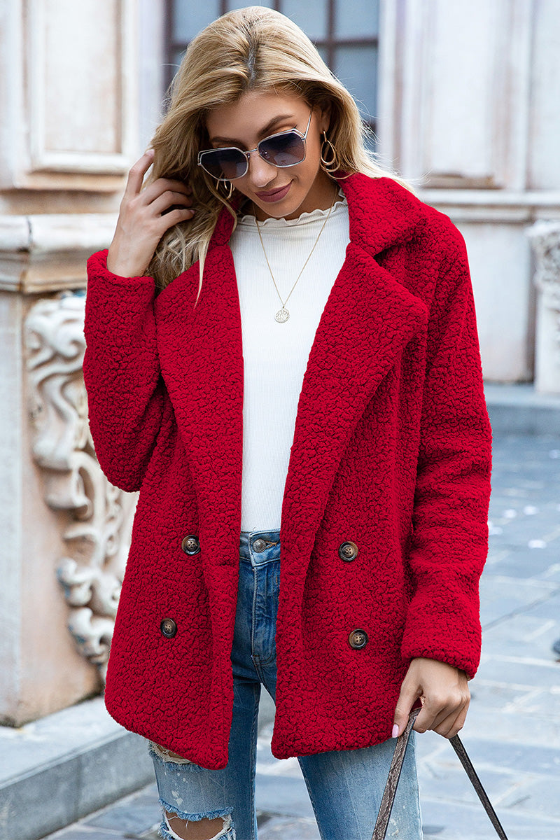 Sherpa Fusion Double-Breasted Coat