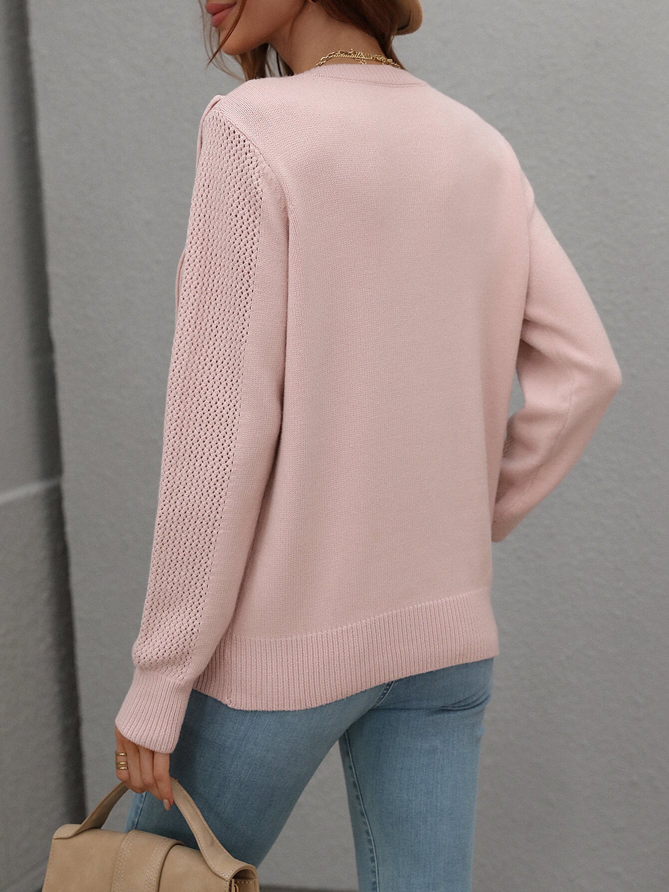 Effortless Fringe Accent Sweater