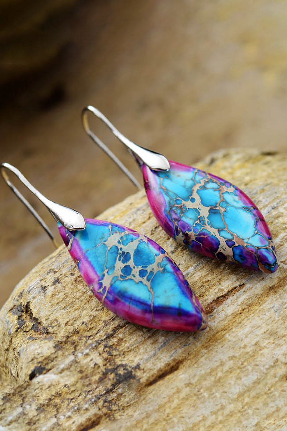 Handmade Natural Stone Earrings