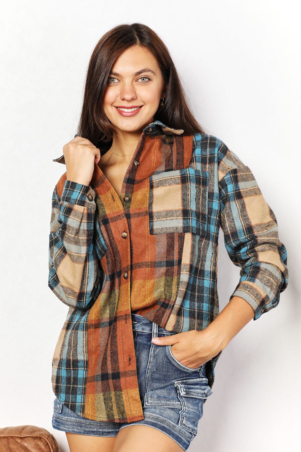 Rustic Harmony Plaid Shacket
