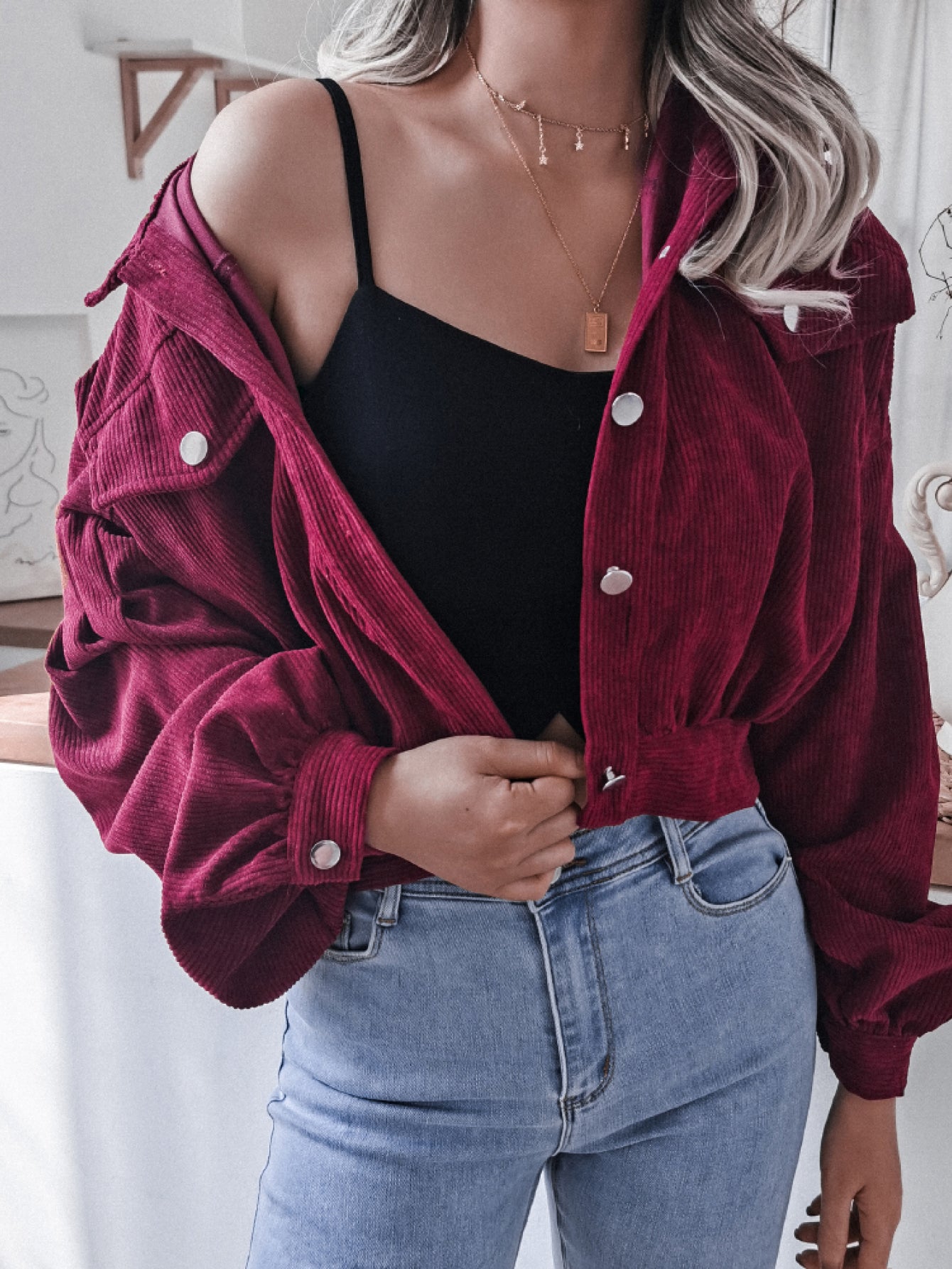 Quinn Lantern Cord Jacket