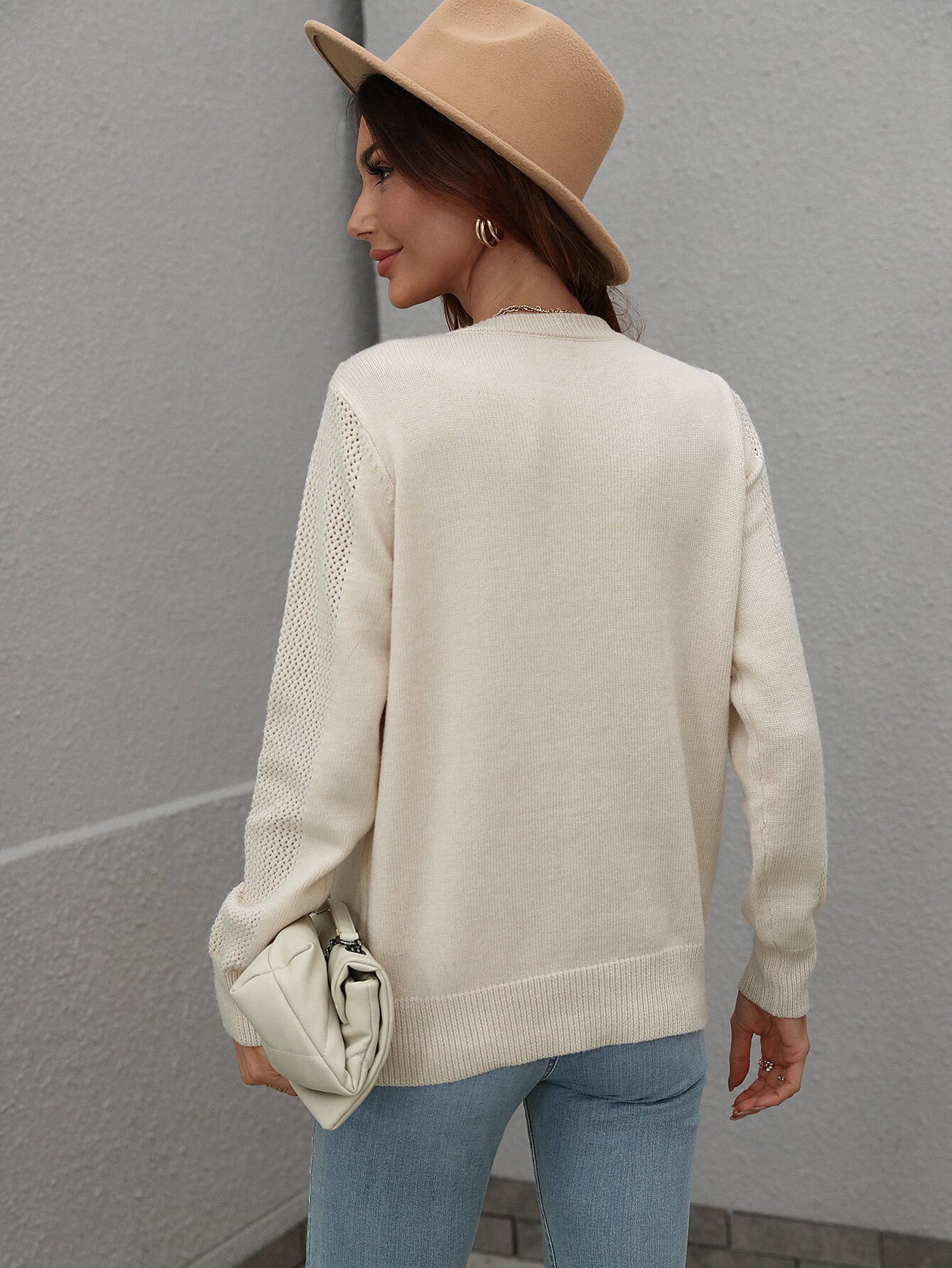 Effortless Fringe Accent Sweater