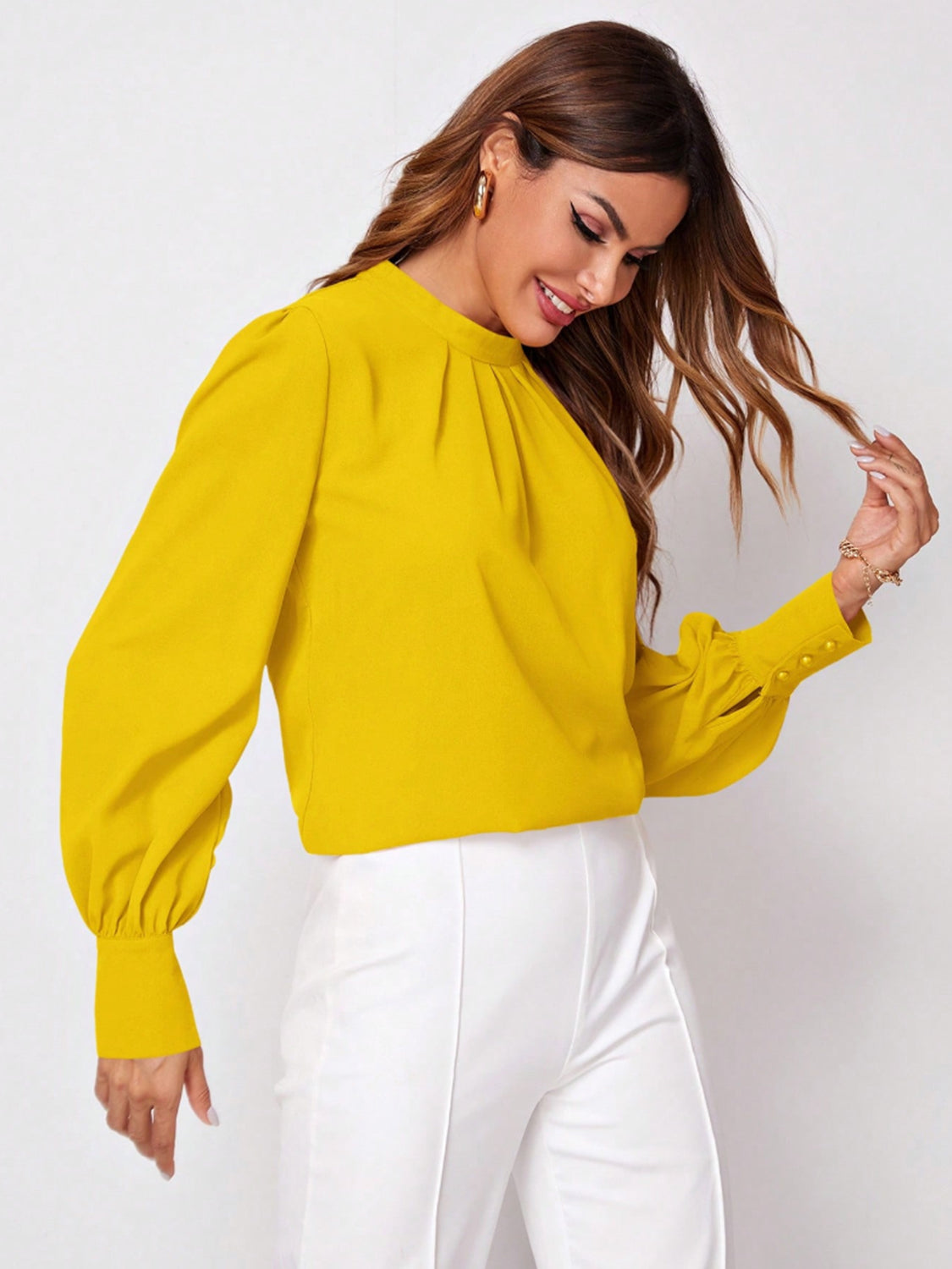 Ruched Reflections Blouse