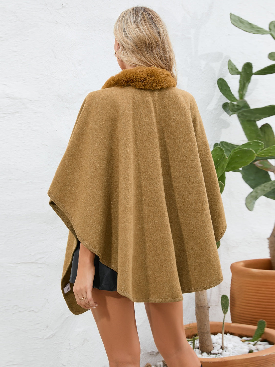 Josie Luxe Open Front Poncho