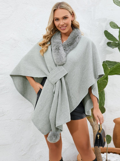 Josie Luxe Open Front Poncho