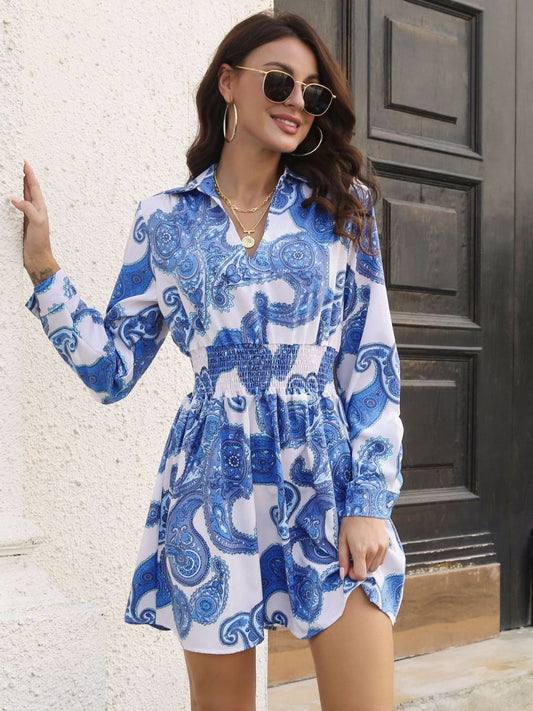 Sedona Paisley Smocked Dress