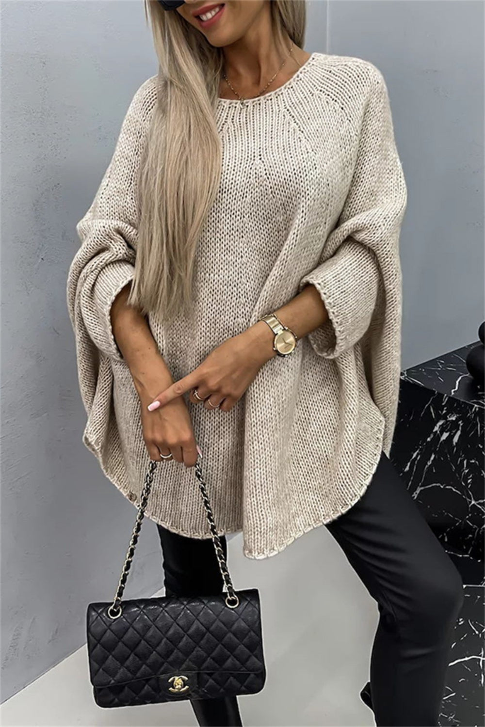 Aspen Batwing Knit Sweater